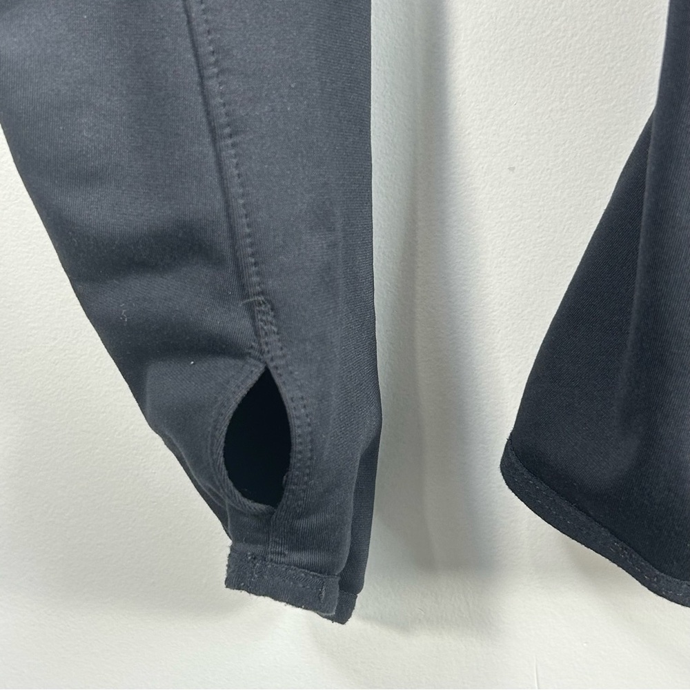 Nike Running Dri-Fit 1/4 Zip Pull Over Hooded Jacket BLK Back Zip Pocket Women L - Picture 12 of 14